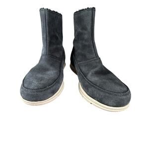 SOREL Explorer Waterproof Suede & Faux Fur Winter Boots – Women’s Size 8